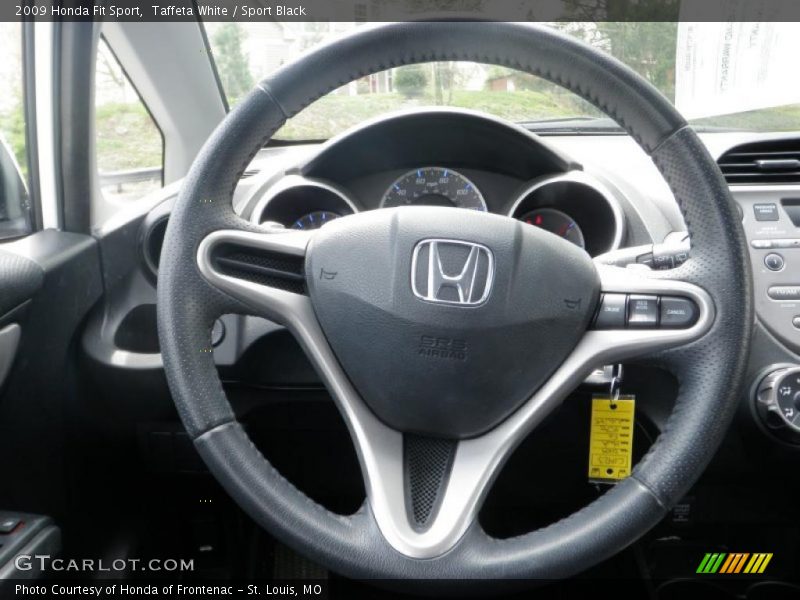Taffeta White / Sport Black 2009 Honda Fit Sport
