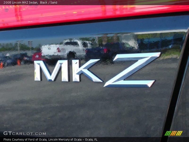 Black / Sand 2008 Lincoln MKZ Sedan