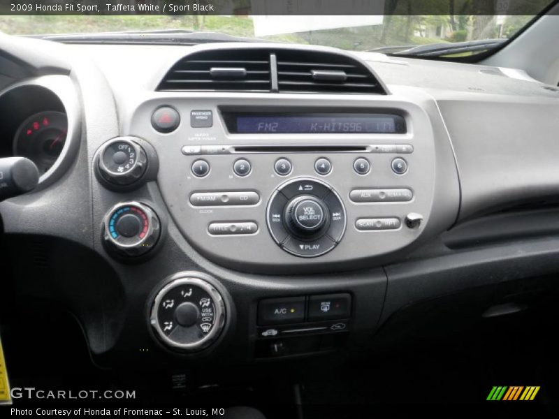 Taffeta White / Sport Black 2009 Honda Fit Sport