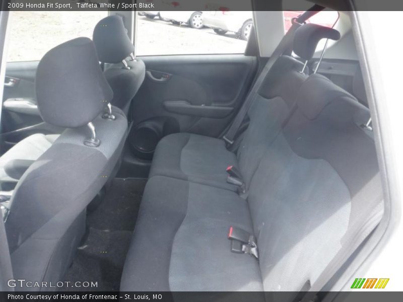 Taffeta White / Sport Black 2009 Honda Fit Sport