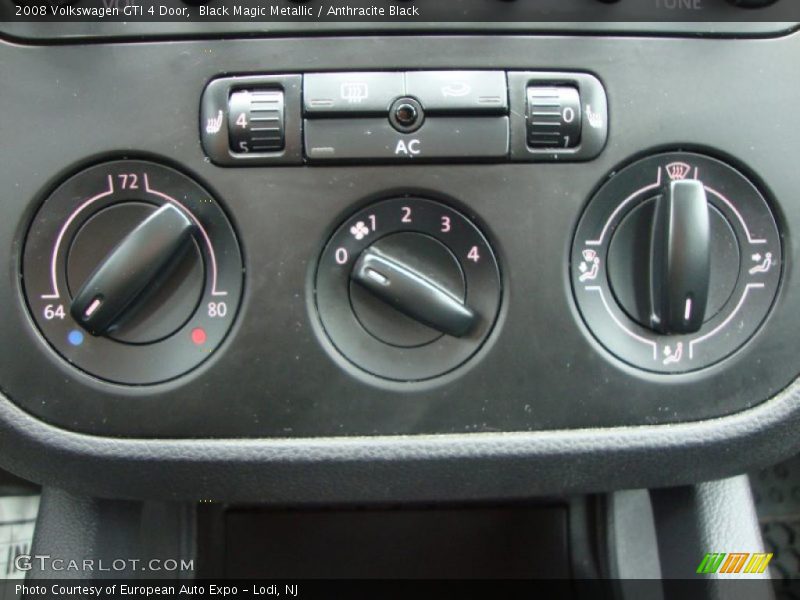 Controls of 2008 GTI 4 Door