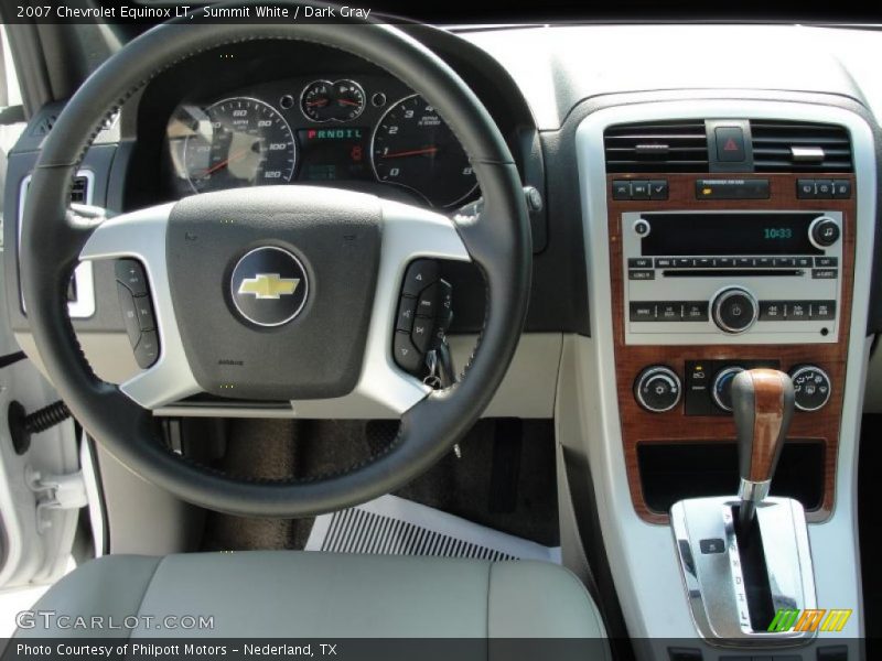 Summit White / Dark Gray 2007 Chevrolet Equinox LT
