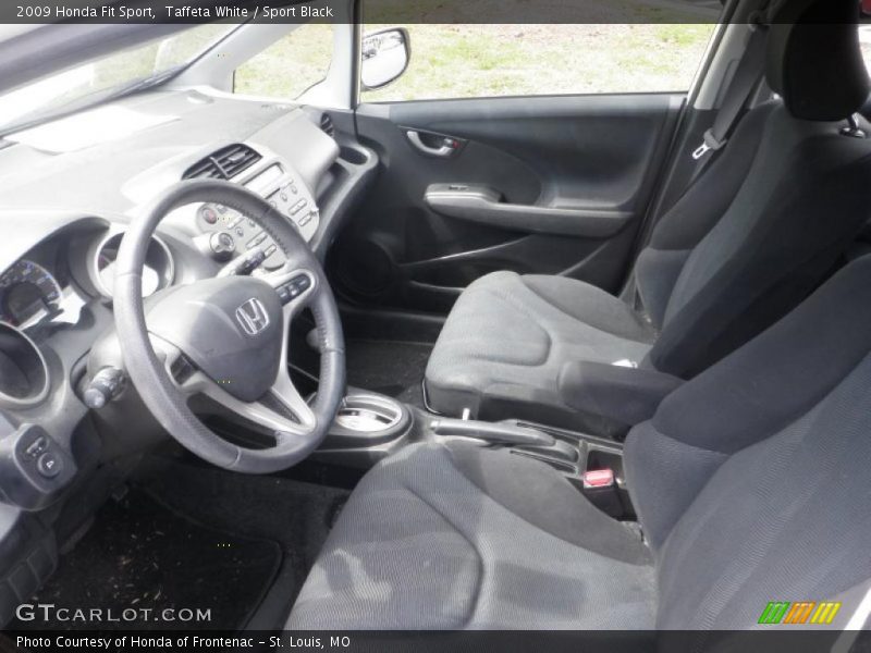 Taffeta White / Sport Black 2009 Honda Fit Sport