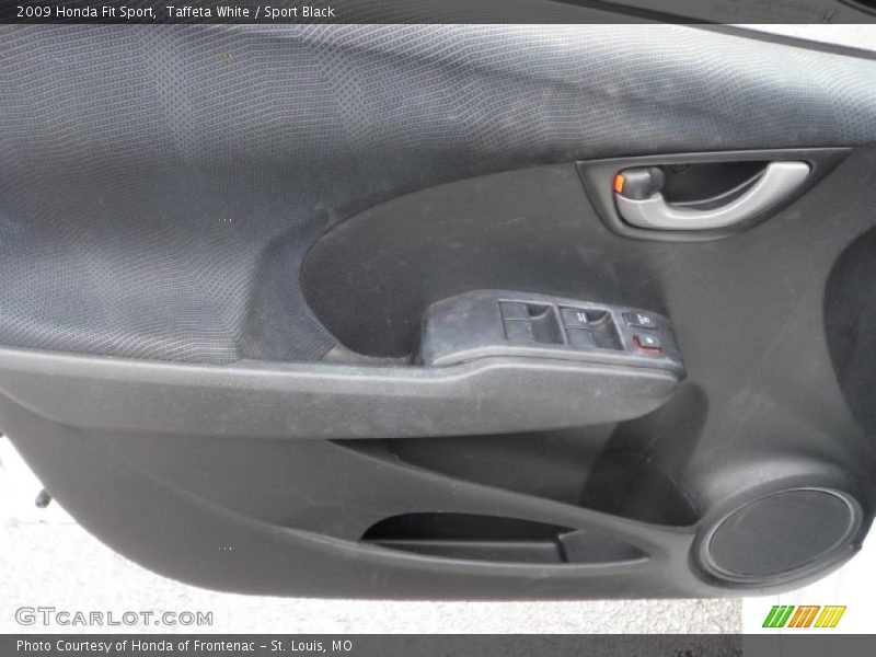 Taffeta White / Sport Black 2009 Honda Fit Sport