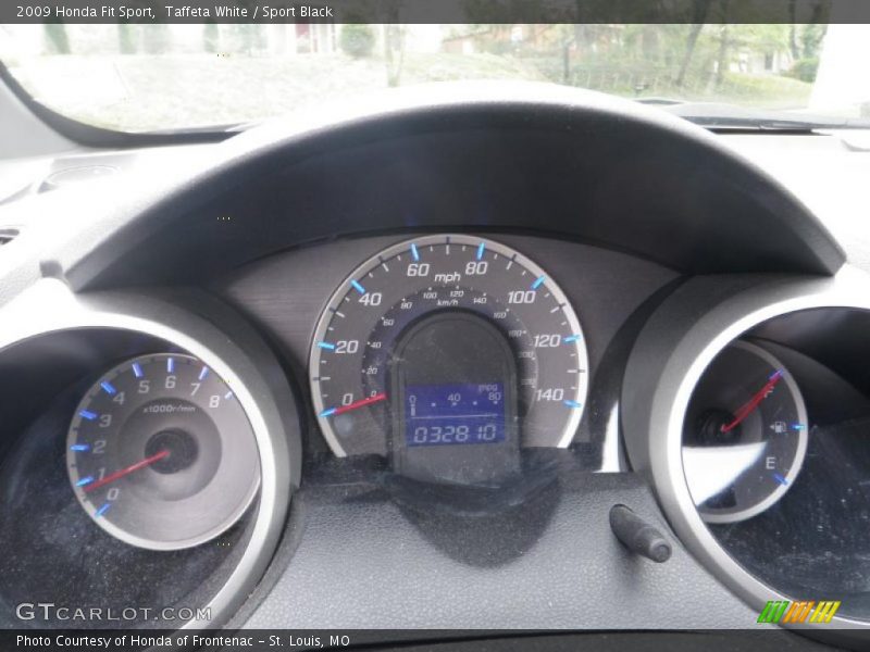 Taffeta White / Sport Black 2009 Honda Fit Sport