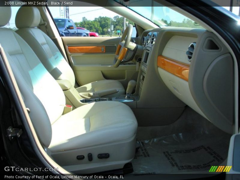 Black / Sand 2008 Lincoln MKZ Sedan
