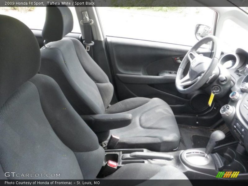 Taffeta White / Sport Black 2009 Honda Fit Sport