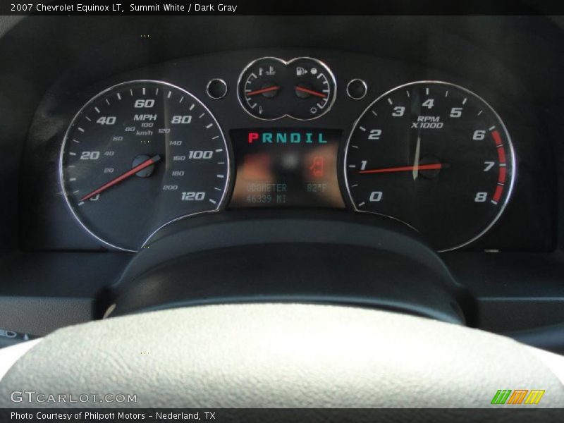 Summit White / Dark Gray 2007 Chevrolet Equinox LT