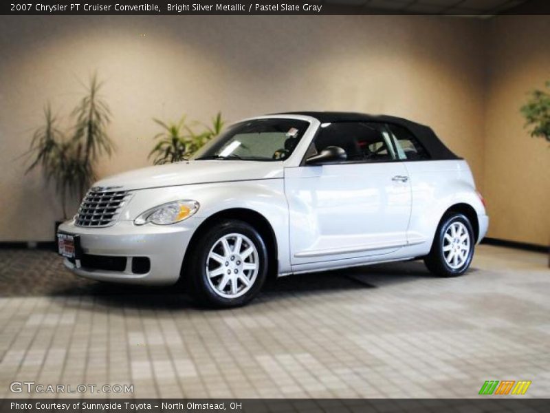 Bright Silver Metallic / Pastel Slate Gray 2007 Chrysler PT Cruiser Convertible