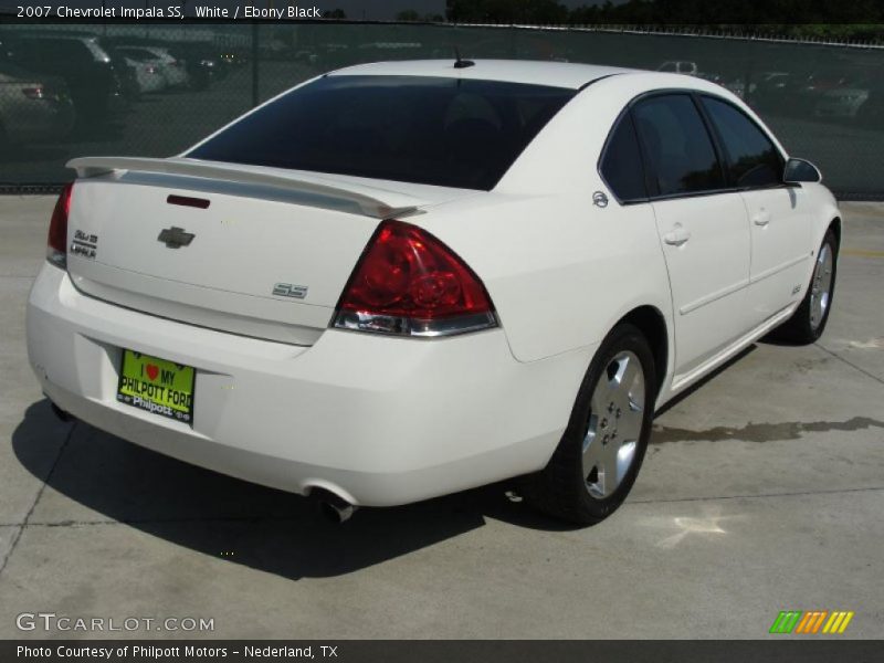 White / Ebony Black 2007 Chevrolet Impala SS