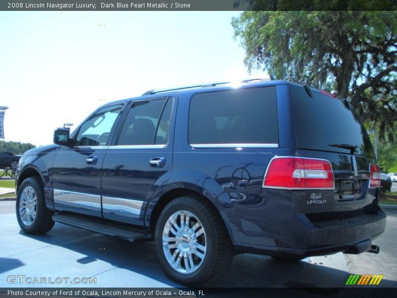 Dark Blue Pearl Metallic / Stone 2008 Lincoln Navigator Luxury