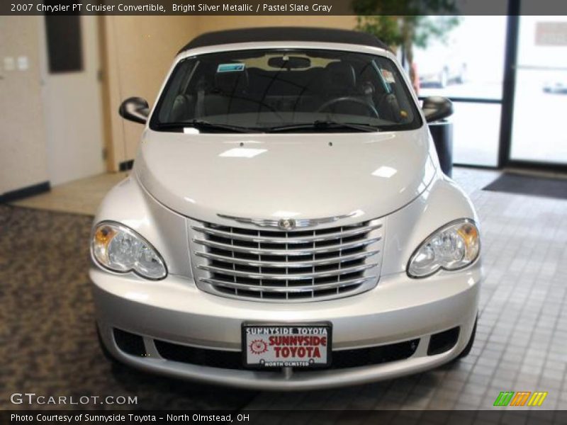 Bright Silver Metallic / Pastel Slate Gray 2007 Chrysler PT Cruiser Convertible