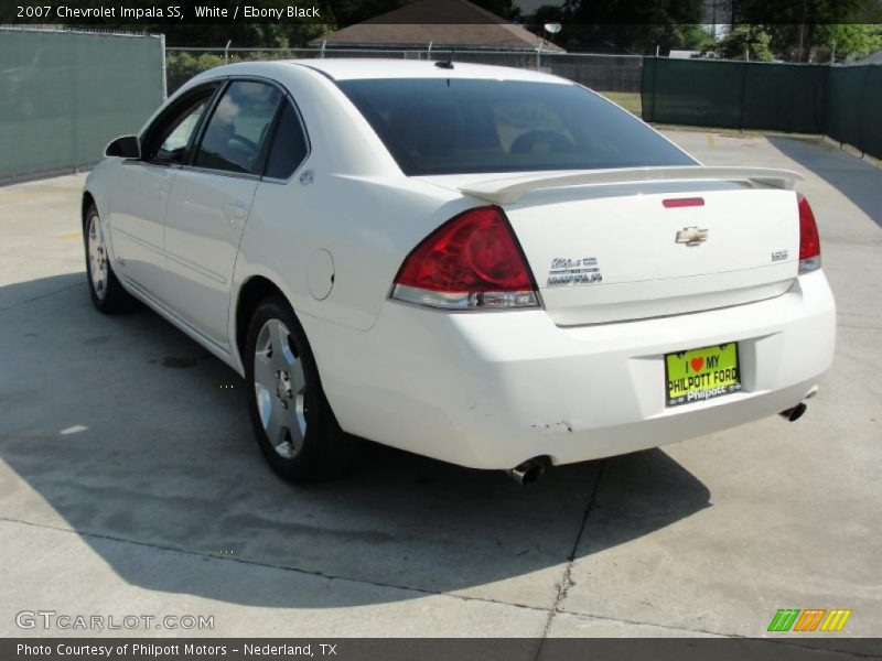 White / Ebony Black 2007 Chevrolet Impala SS
