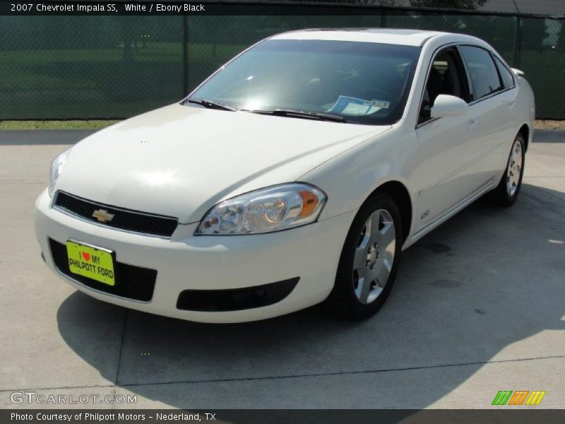 White / Ebony Black 2007 Chevrolet Impala SS