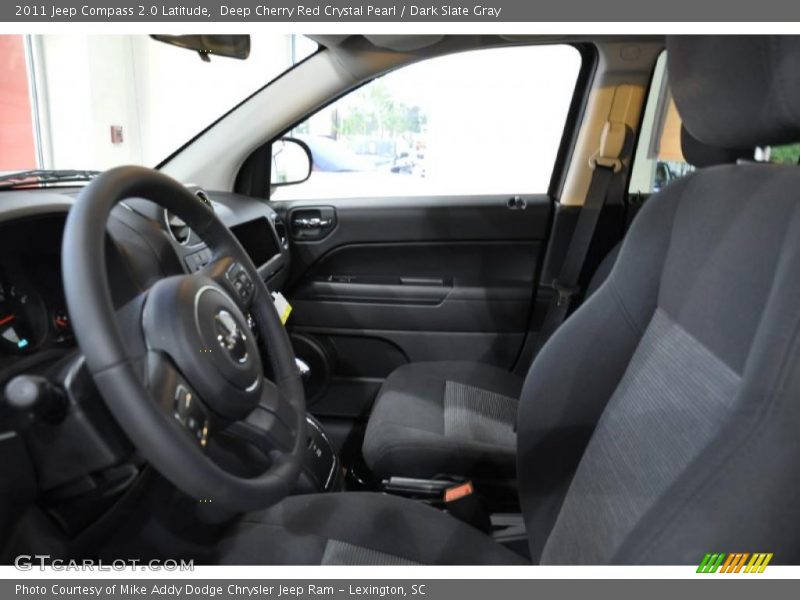 Deep Cherry Red Crystal Pearl / Dark Slate Gray 2011 Jeep Compass 2.0 Latitude