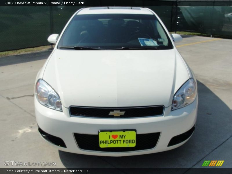 White / Ebony Black 2007 Chevrolet Impala SS