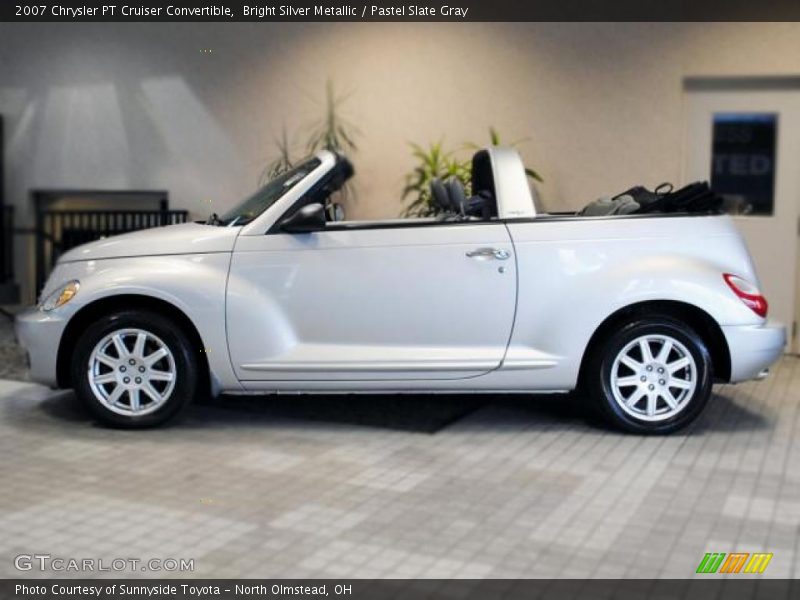 Bright Silver Metallic / Pastel Slate Gray 2007 Chrysler PT Cruiser Convertible