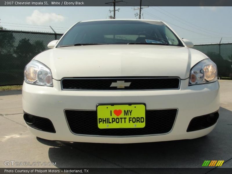 White / Ebony Black 2007 Chevrolet Impala SS