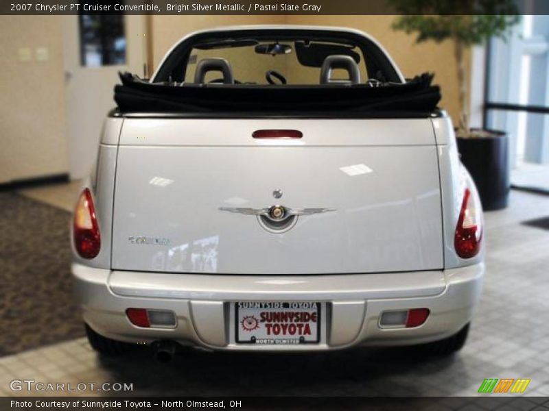 Bright Silver Metallic / Pastel Slate Gray 2007 Chrysler PT Cruiser Convertible