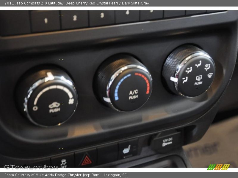 Deep Cherry Red Crystal Pearl / Dark Slate Gray 2011 Jeep Compass 2.0 Latitude