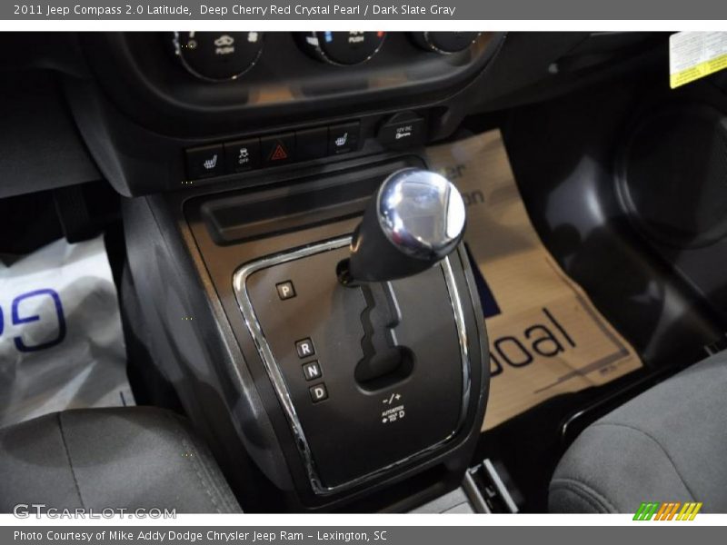 Deep Cherry Red Crystal Pearl / Dark Slate Gray 2011 Jeep Compass 2.0 Latitude