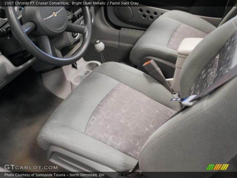Bright Silver Metallic / Pastel Slate Gray 2007 Chrysler PT Cruiser Convertible