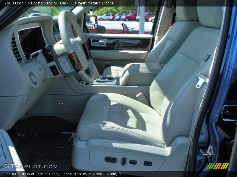 Dark Blue Pearl Metallic / Stone 2008 Lincoln Navigator Luxury
