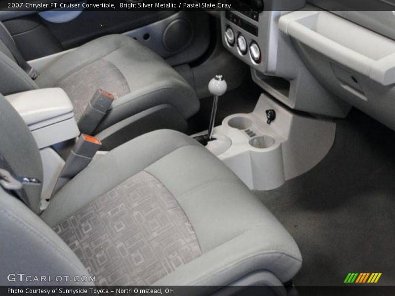 Bright Silver Metallic / Pastel Slate Gray 2007 Chrysler PT Cruiser Convertible