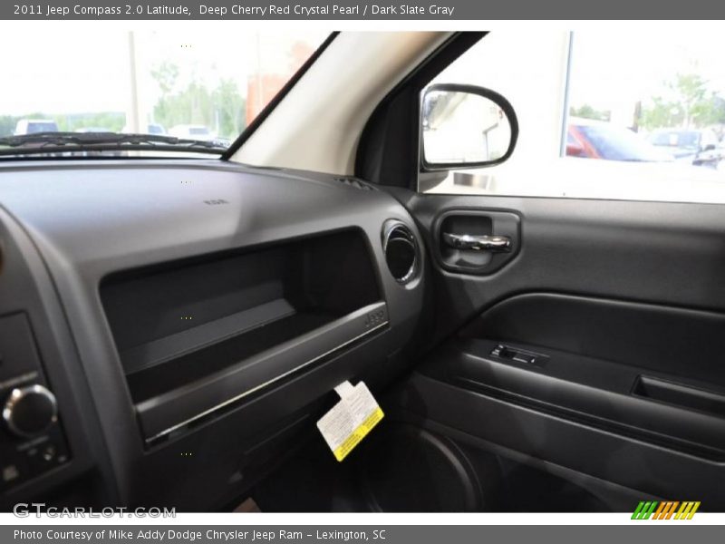 Deep Cherry Red Crystal Pearl / Dark Slate Gray 2011 Jeep Compass 2.0 Latitude