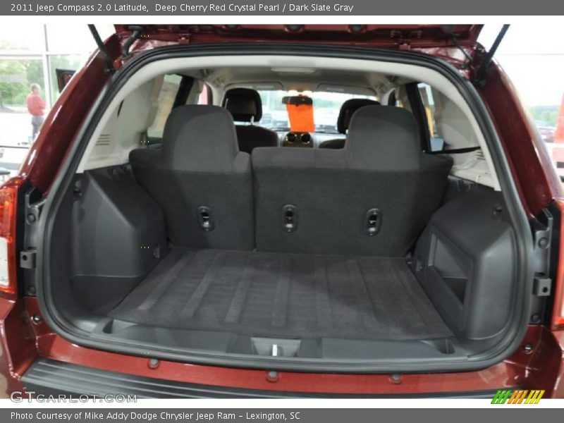 Deep Cherry Red Crystal Pearl / Dark Slate Gray 2011 Jeep Compass 2.0 Latitude