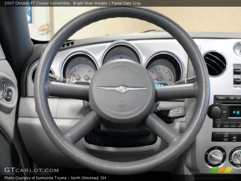 Bright Silver Metallic / Pastel Slate Gray 2007 Chrysler PT Cruiser Convertible