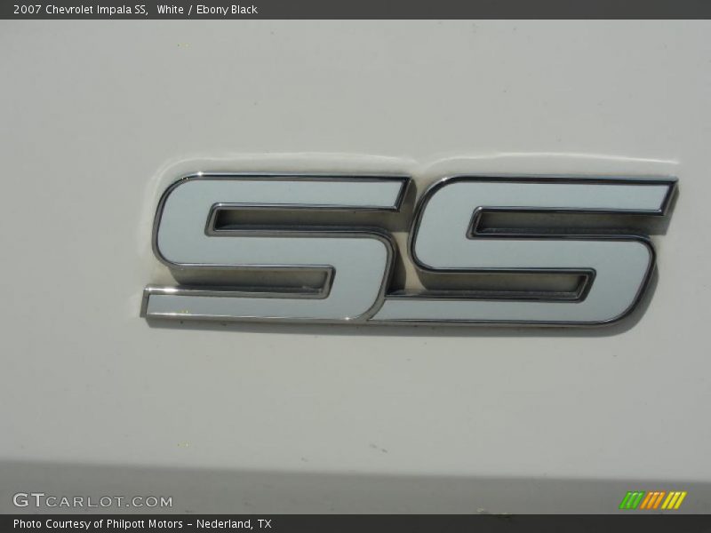 White / Ebony Black 2007 Chevrolet Impala SS