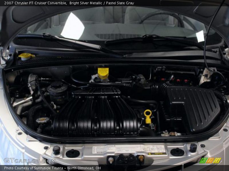 Bright Silver Metallic / Pastel Slate Gray 2007 Chrysler PT Cruiser Convertible