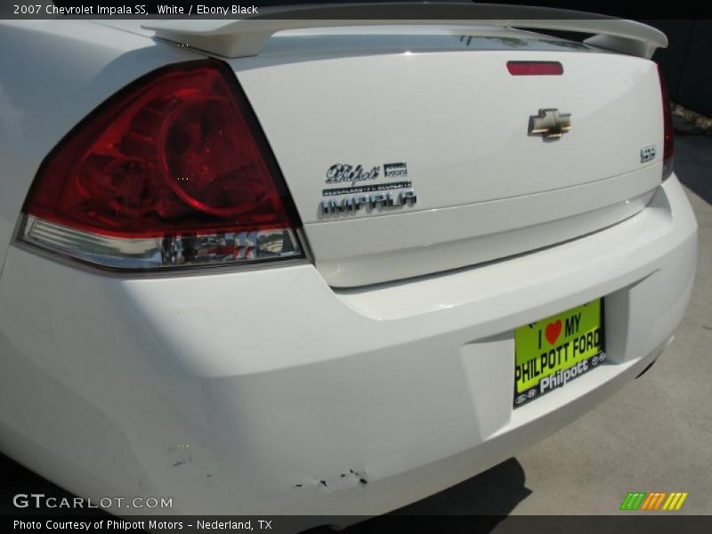 White / Ebony Black 2007 Chevrolet Impala SS