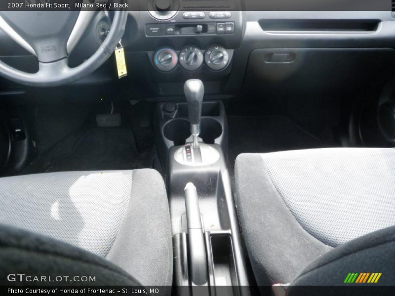 Milano Red / Black 2007 Honda Fit Sport