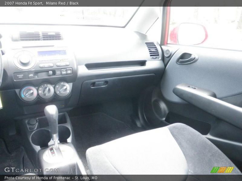 Milano Red / Black 2007 Honda Fit Sport
