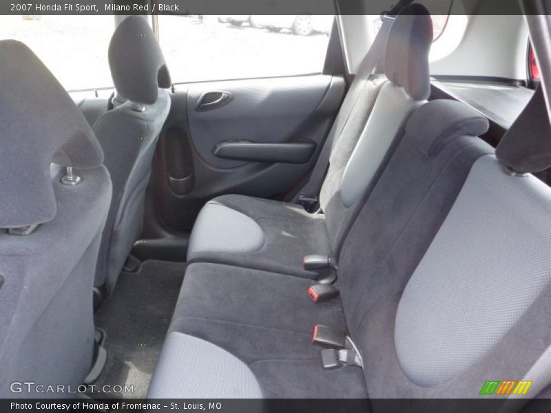 Milano Red / Black 2007 Honda Fit Sport