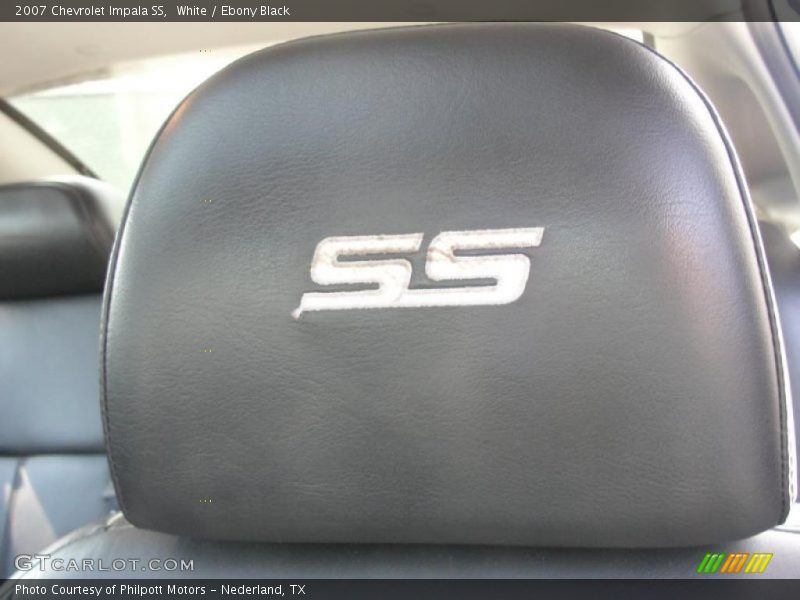 White / Ebony Black 2007 Chevrolet Impala SS