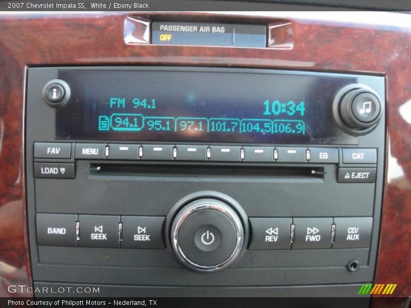 White / Ebony Black 2007 Chevrolet Impala SS