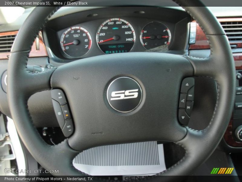 White / Ebony Black 2007 Chevrolet Impala SS