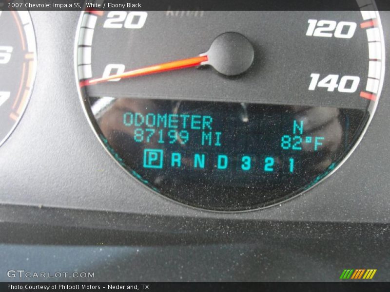 White / Ebony Black 2007 Chevrolet Impala SS