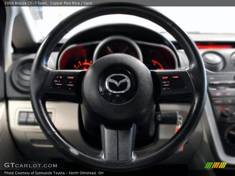 Copper Red Mica / Sand 2009 Mazda CX-7 Sport