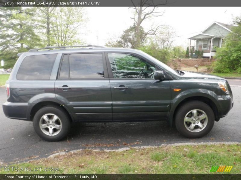 Sage Brush Pearl / Gray 2006 Honda Pilot EX-L 4WD