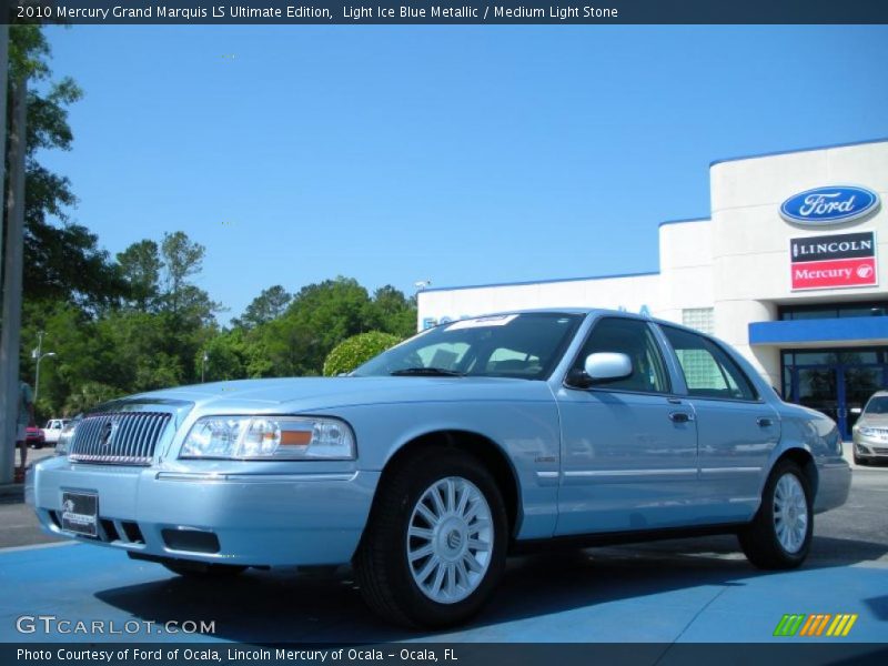  2010 Grand Marquis LS Ultimate Edition Light Ice Blue Metallic