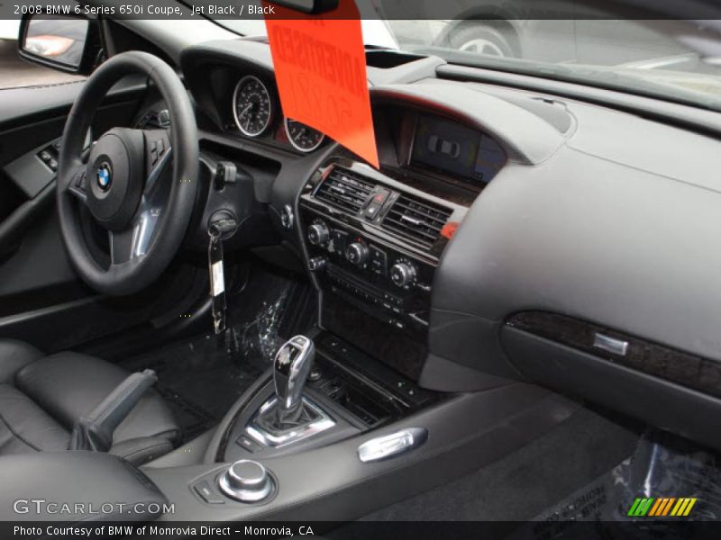 Jet Black / Black 2008 BMW 6 Series 650i Coupe