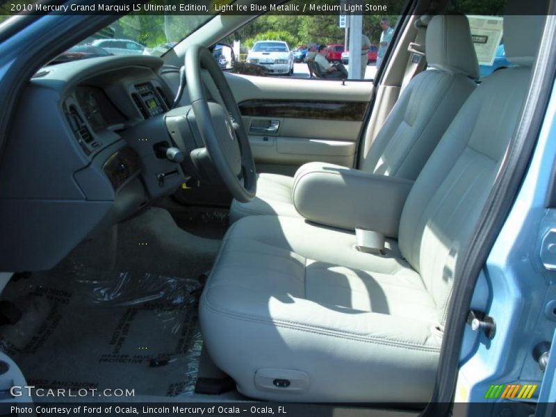 Light Ice Blue Metallic / Medium Light Stone 2010 Mercury Grand Marquis LS Ultimate Edition