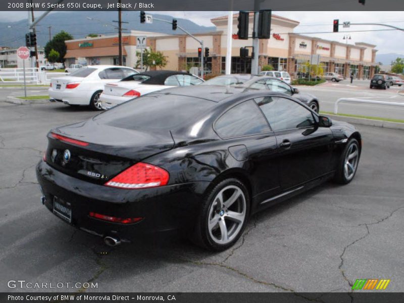 Jet Black / Black 2008 BMW 6 Series 650i Coupe