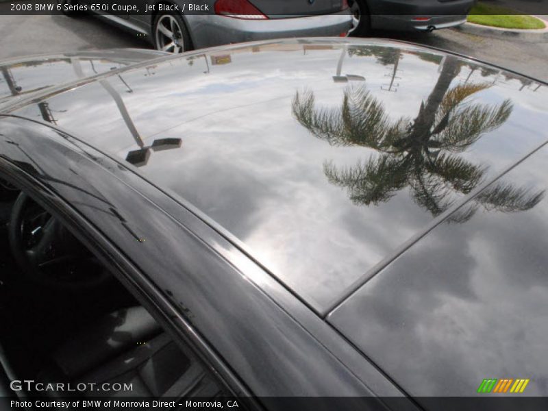 Jet Black / Black 2008 BMW 6 Series 650i Coupe