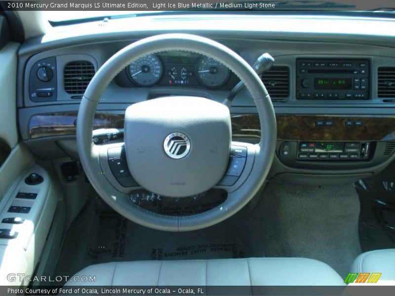 Light Ice Blue Metallic / Medium Light Stone 2010 Mercury Grand Marquis LS Ultimate Edition