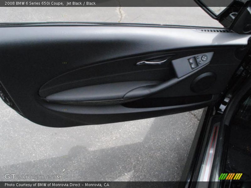 Jet Black / Black 2008 BMW 6 Series 650i Coupe